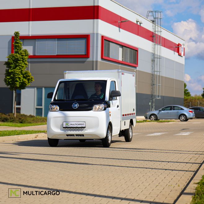 🚚 Elektryczny samochód dostawczy Multicargo Idealny pomocnik przy przeprowadzkach oraz transporcie każdego ładunku, z...
