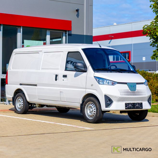 Przedstawiamy MULTICARGO e-FEST, w pełni elektryczny samochód dostawczy nowej generacji! 🚚 ⚡ 🔋 Zasięg łączony do 300 km...